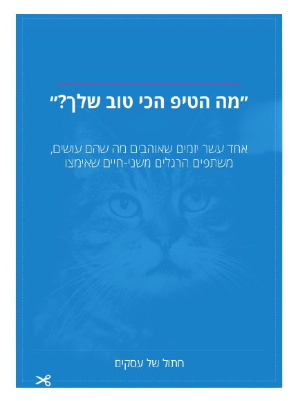 הרגלים משני חיים חוברת יזמים ליאור פרנקל