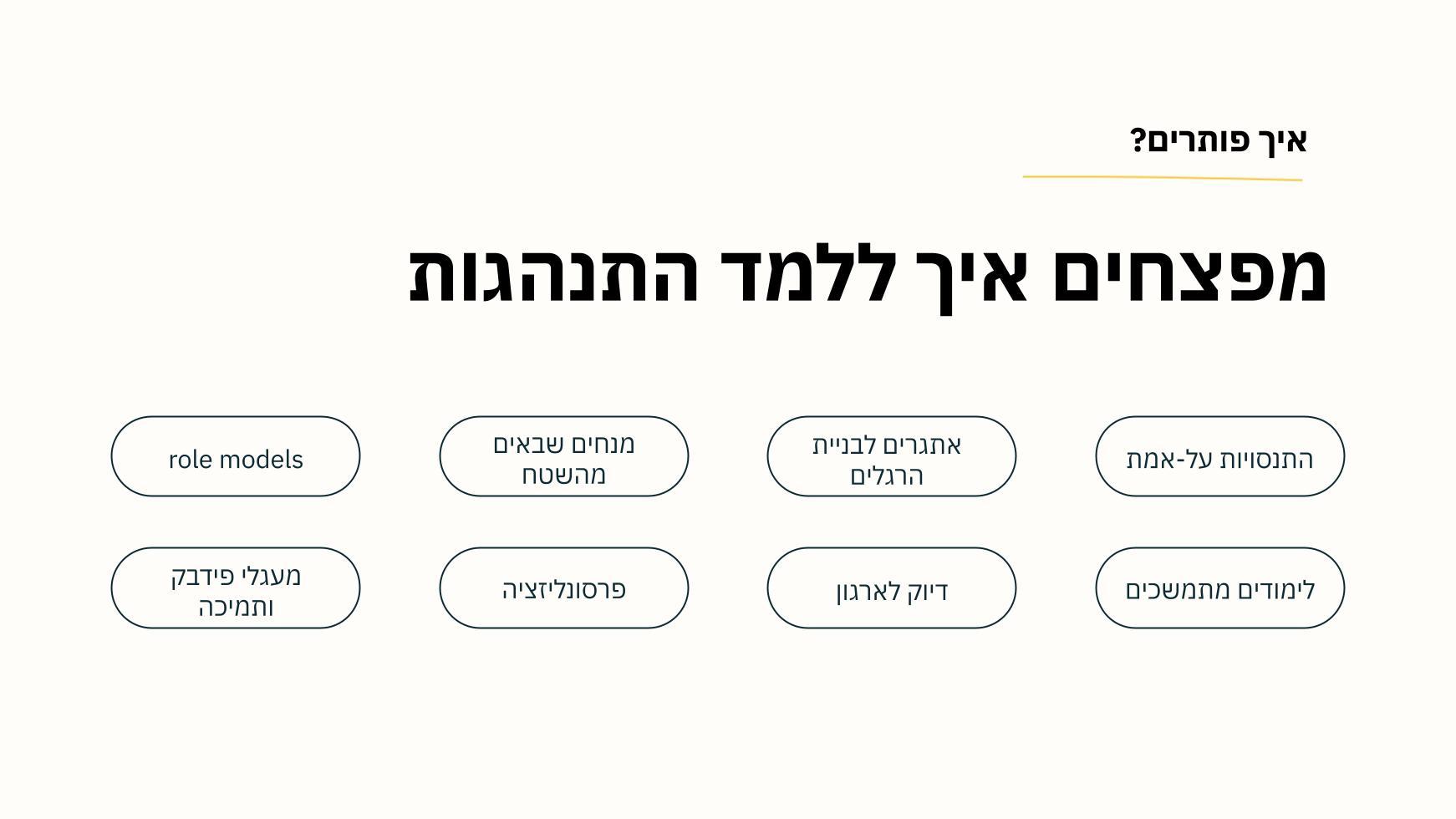 לימודי ניהול הם לימודי התנהגות