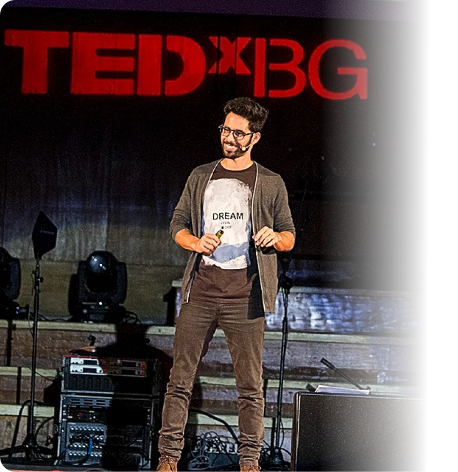ליאור פרנקל על במת TEDx